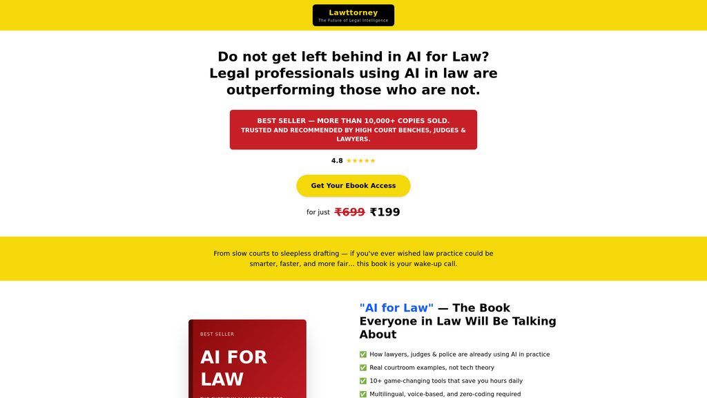 Cover art for AI for Law — The Everyday AI Handbook for Law & Order