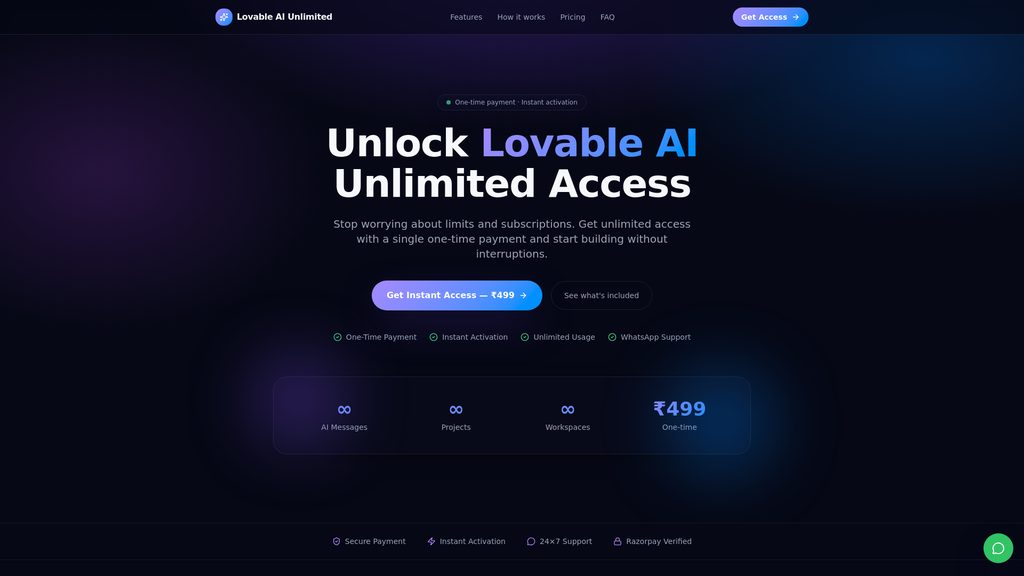 Cover art for Lovable AI Unlimited