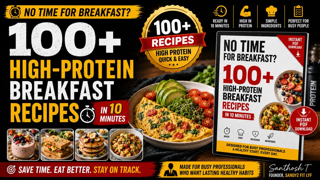 Cover art for 100+ High-Protein Breakfast Recipes in 10 Minutes