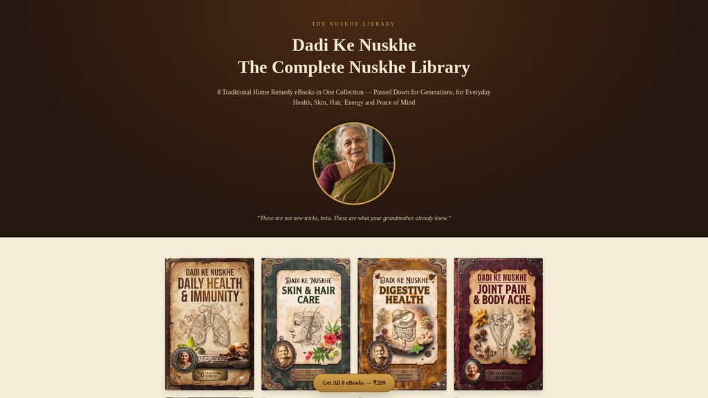 Cover art for Dadi Ke Nuskhe — The Complete Nuskhe Library