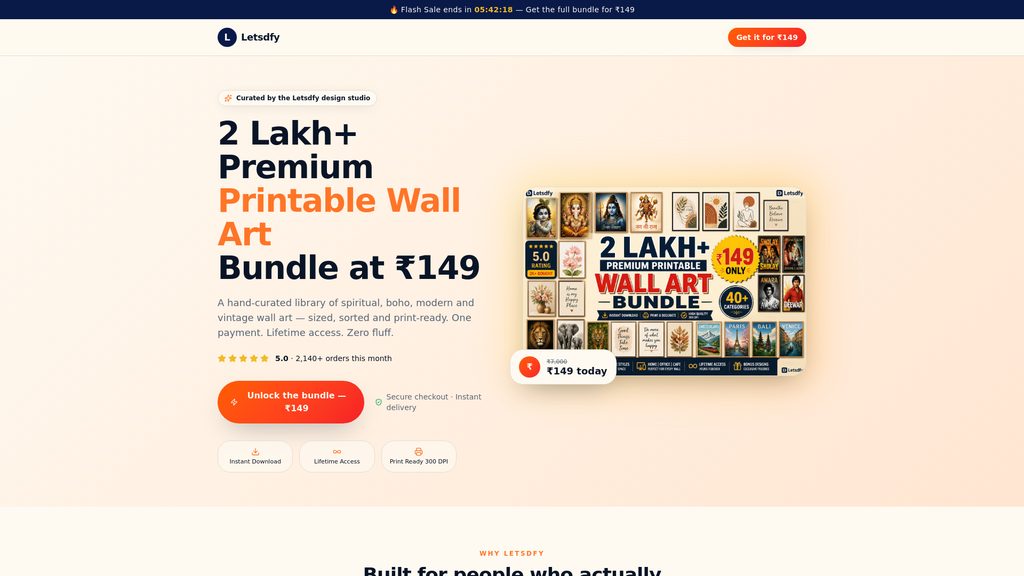 Cover art for 2 Lakh+ Printable Wall Art Bundle