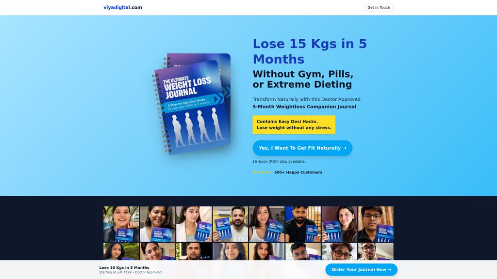 Cover art for 5-Month Weight Loss Journal